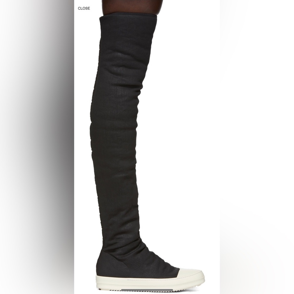 Rick Owen Wax Stocking Boot